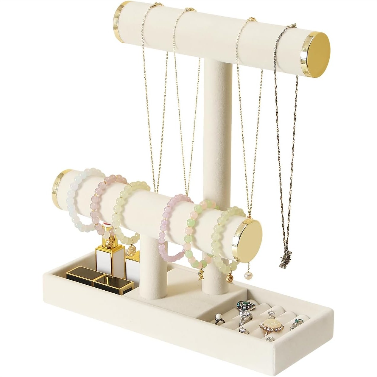 Jewelry Holder Stand, 2 Tier N - Jewelry Organizer Watches reseña y precio