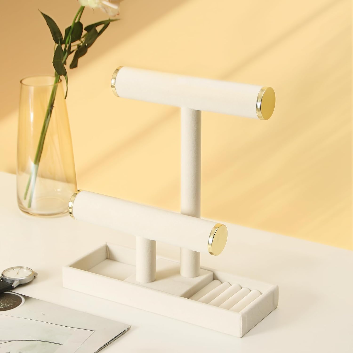 Jewelry Holder Stand, 2 Tier N - Jewelry Organizer Watches reseña y precio