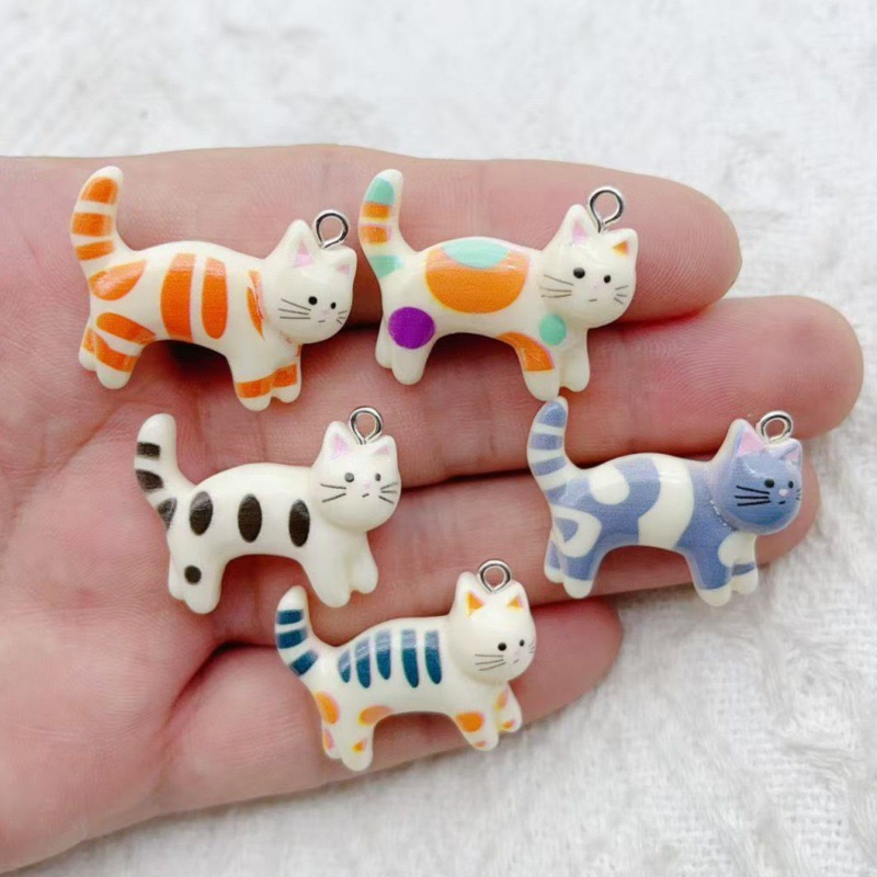 10pcs resin cartoon cat animal - The Jewelry & Watches reseña y precio