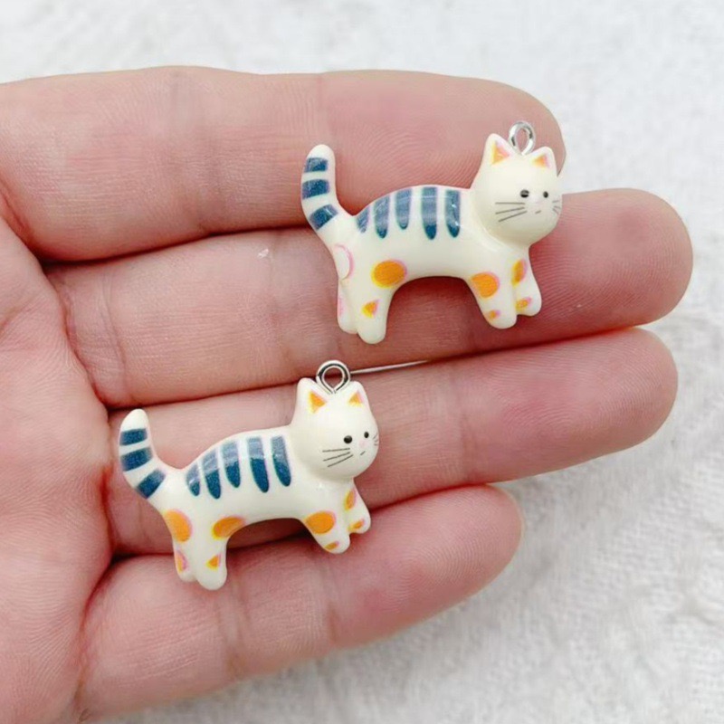 10pcs resin cartoon cat animal - The Jewelry & Watches reseña y precio