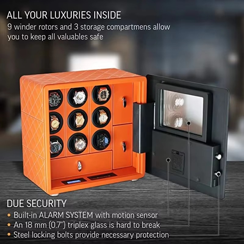 Watch Winder Intelligent Safe  - Jewelry Box With Watches reseña y precio