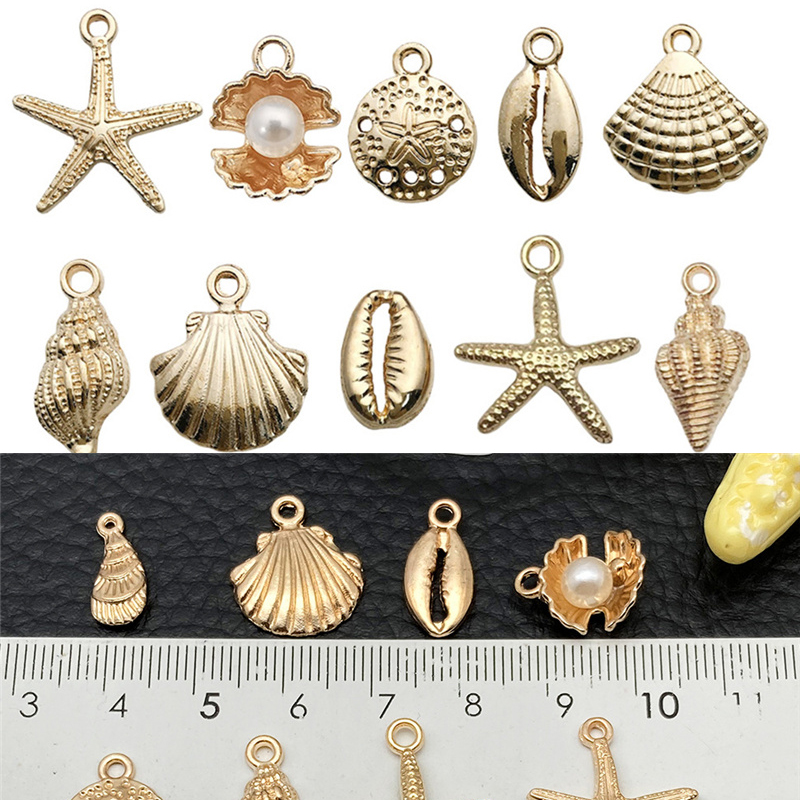 30pcs Metal Alloy Shell Starfi - Drop Earrings reseña y precio