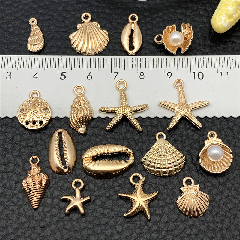 30pcs Metal Alloy Shell Starfi - Drop Earrings reseña y precio