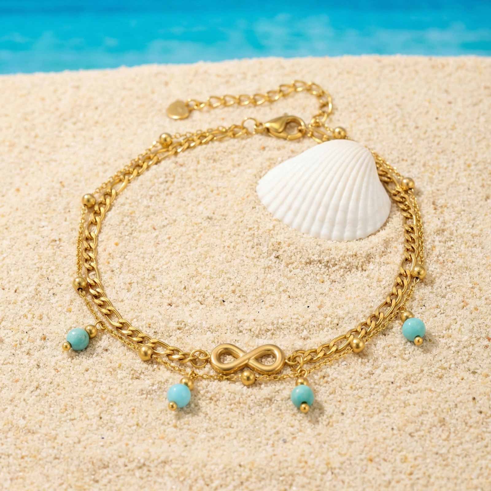 Vnox New Boho Double Layered I - Jc Jewelry & Watches reseña y precio