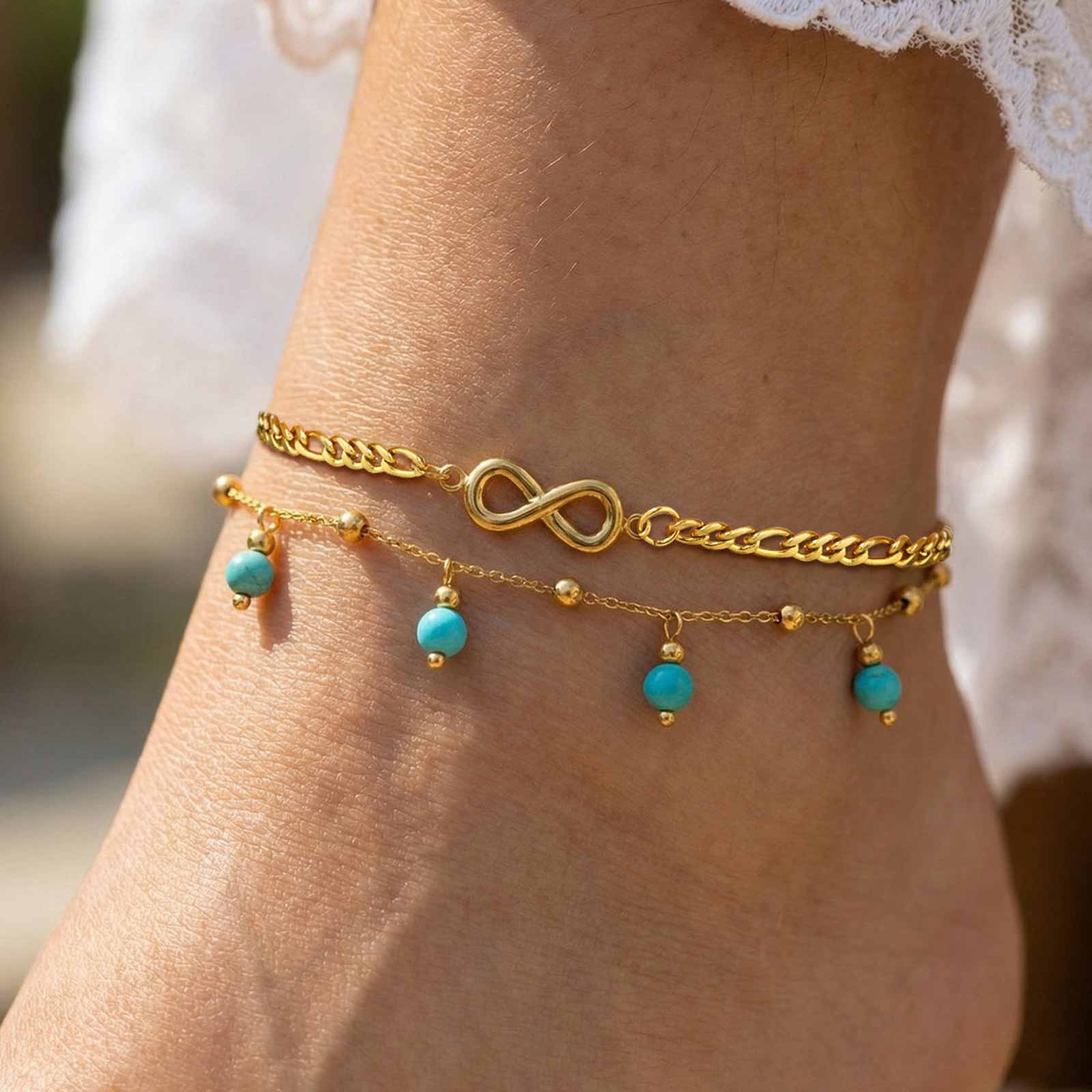 Vnox New Boho Double Layered I - Jc Jewelry & Watches reseña y precio