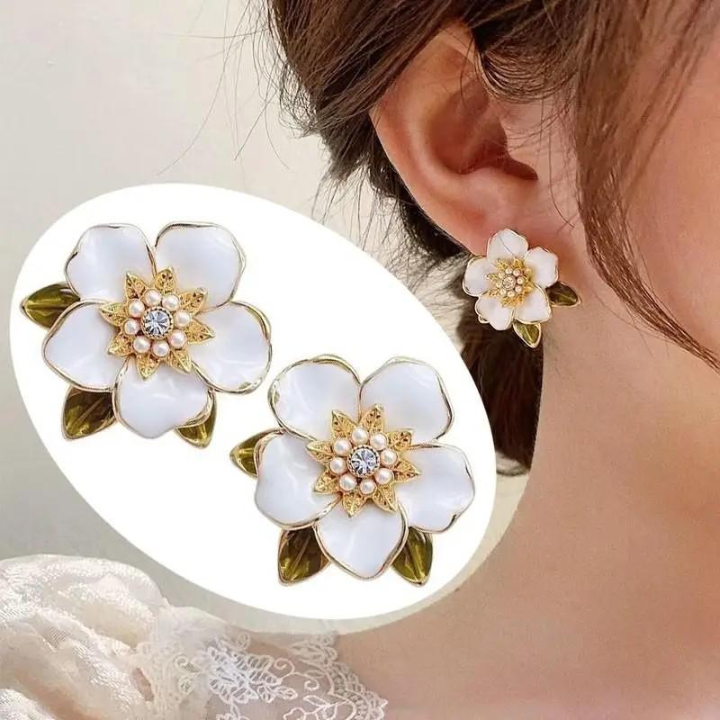 925 Silver Needle Vintage Purp - Pearl Stud Earrings reseña y precio
