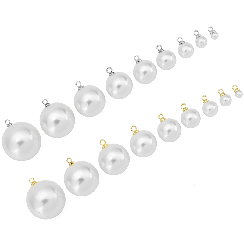 20pcs Imitation Pearl Beads Ea - Pearl Stud Earrings reseña y precio