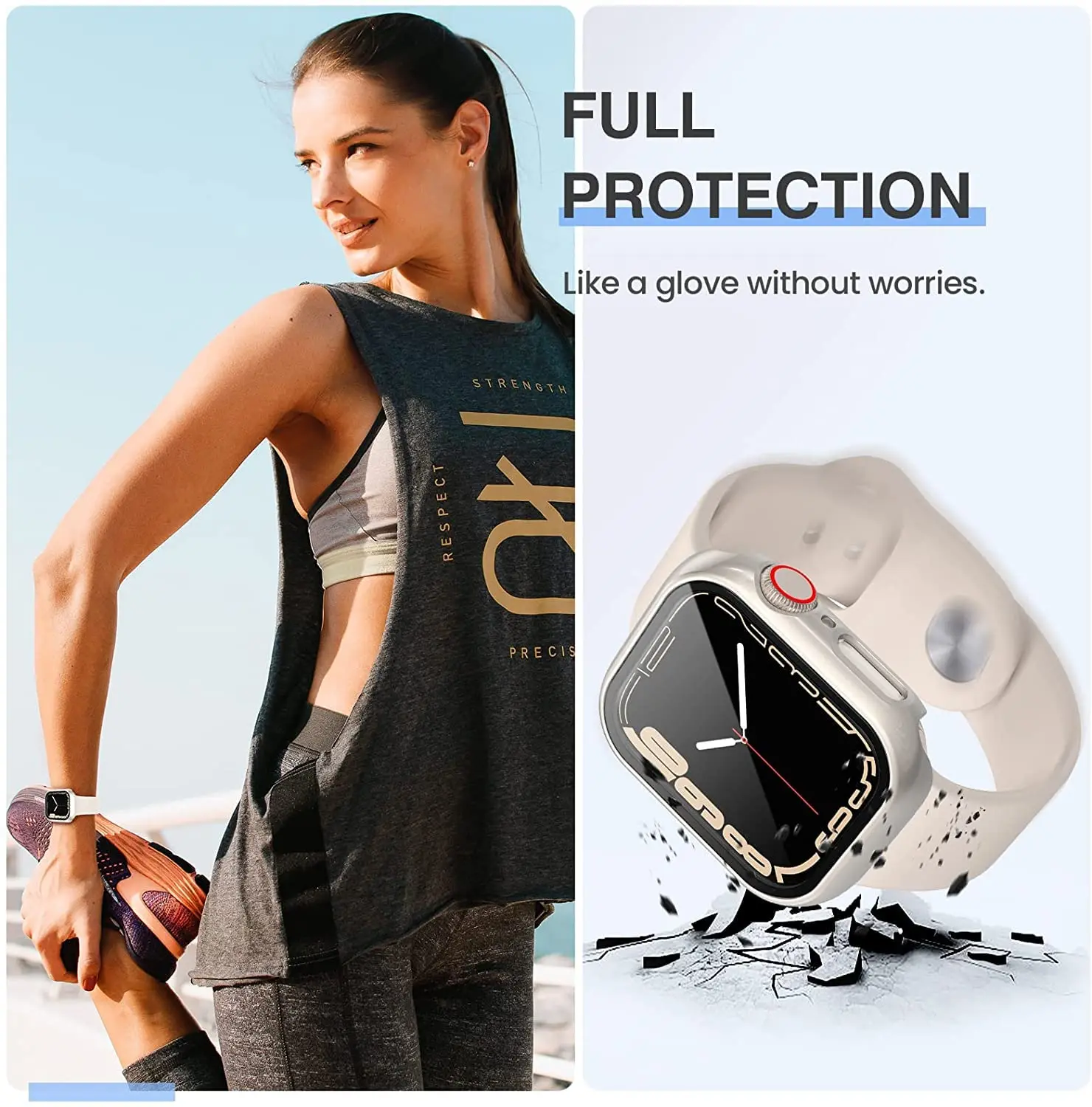 3 Pack Tempered Glass Cover fo - Jewelry Smart Watches reseña y precio