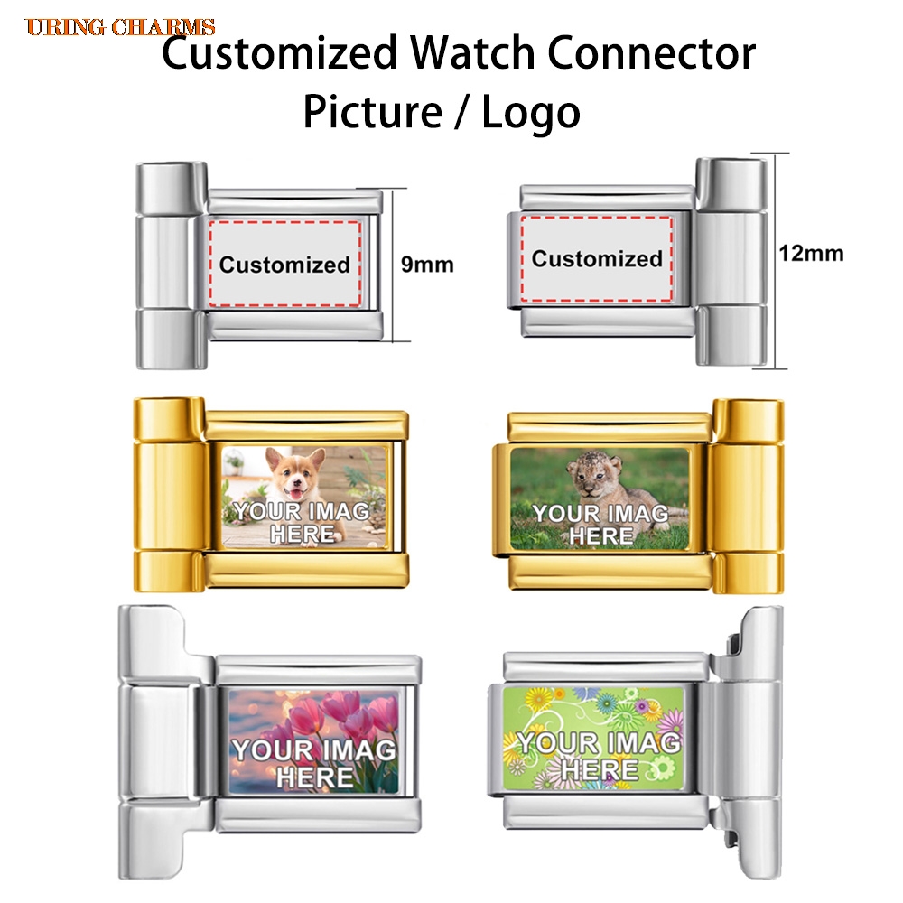 1 pair Picture Logo Customized - Jewelry Making Watches reseña y precio