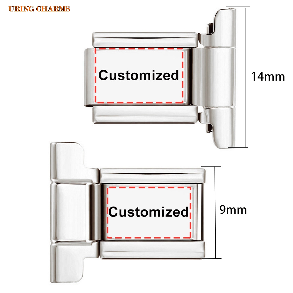 1 pair Picture Logo Customized - Jewelry Making Watches reseña y precio