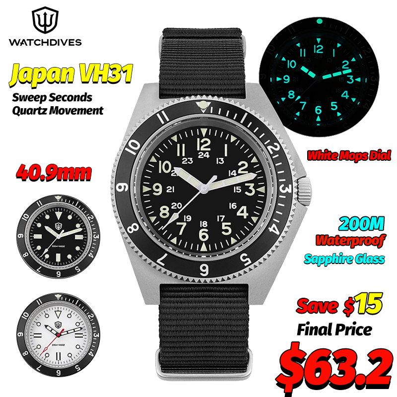 Watchdives WD1972 Quartz Watch - Jewelry Box With Watches reseña y precio