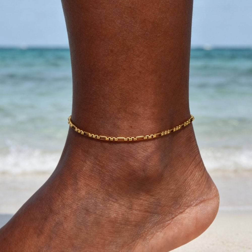 Stainless Steel Women's Anklet - Jc Jewelry & Watches reseña y precio