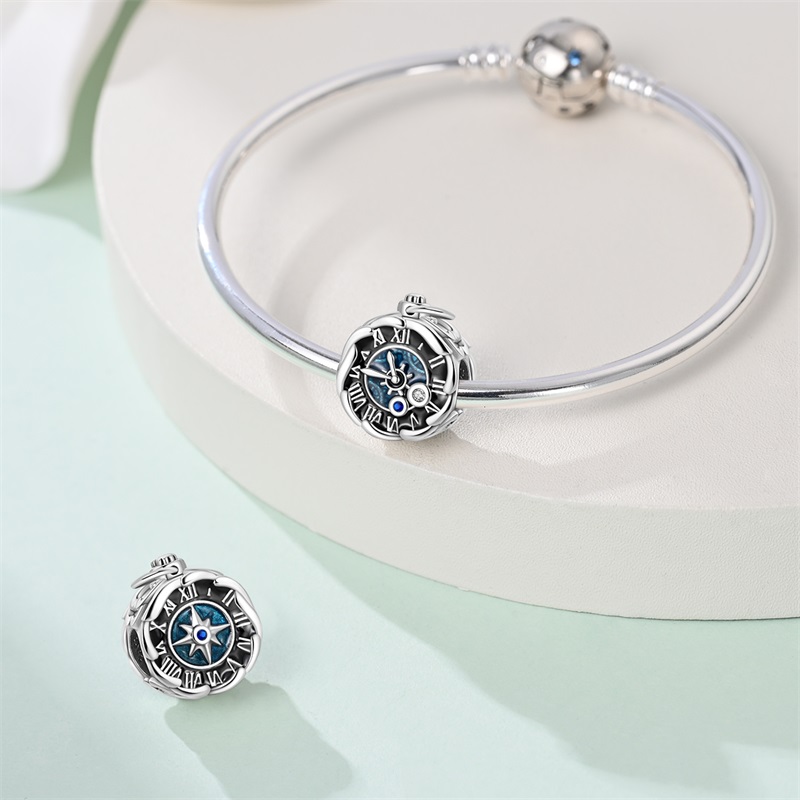 925 Sterling Silver Charms Bea - Jewelry Making Watches reseña y precio