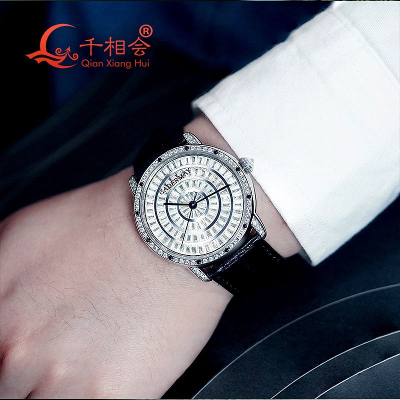 Full Moissanite baguette Wrist - Vvs Jewelry Watches reseña y precio