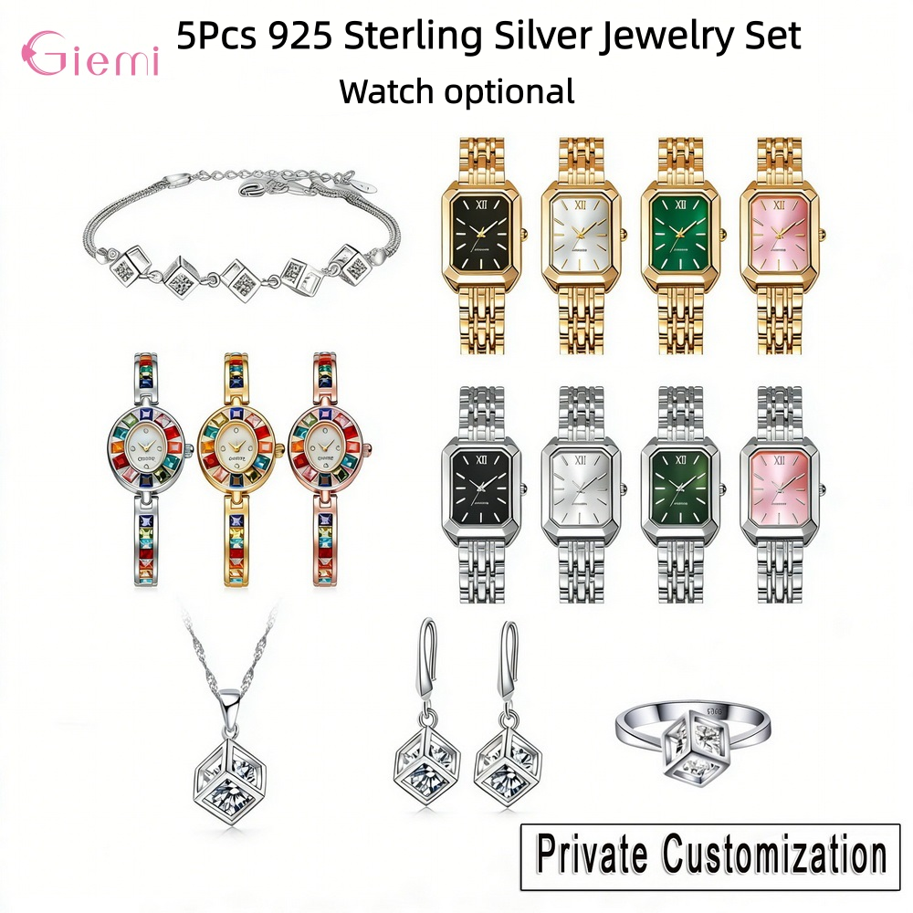 Pretty 925 Sterling Silver Geo - Best Jewelry Watches Women reseña y precio