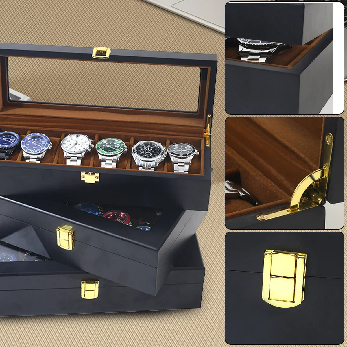 HOT Handmade Luxury Wooden6/10 - Jewelry Box That Holds Watches reseña y precio