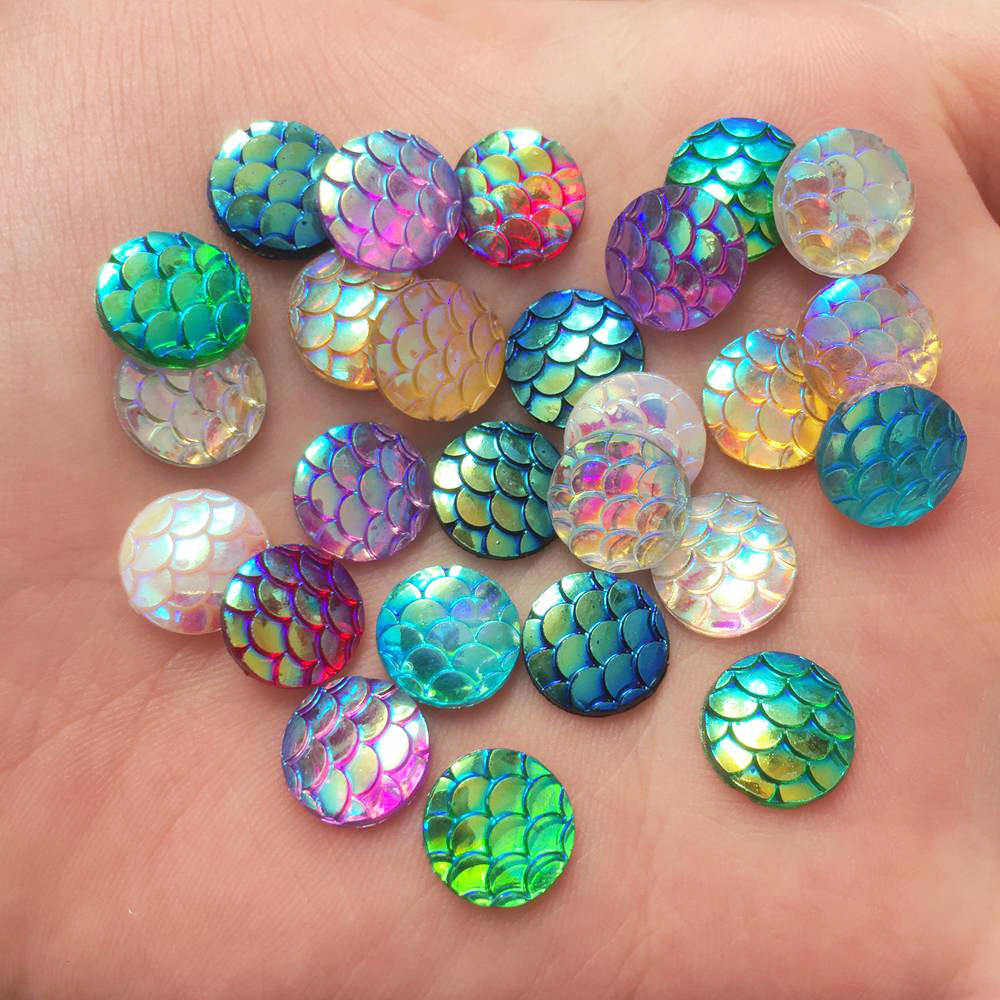 Shiny 100Pcs AB Resin 10mm Rou - Paradise Jewelry & Watches Llc Miami Reviews reseña y precio