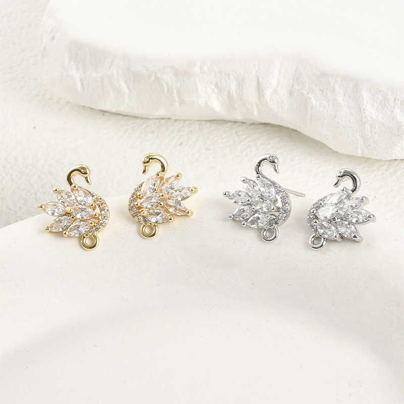 14k Electroplated Real Gold Co - Pearl Stud Earrings reseña y precio