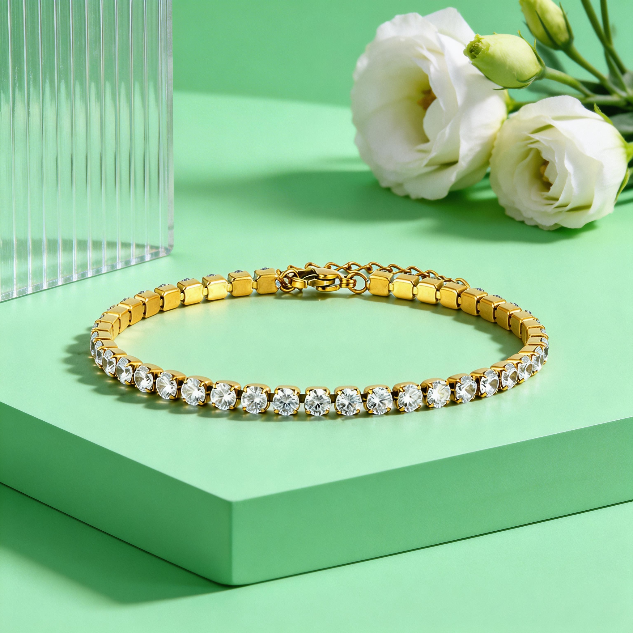 2/3/4/5MM Luxury Zircon Tennis - Jc Jewelry & Watches reseña y precio