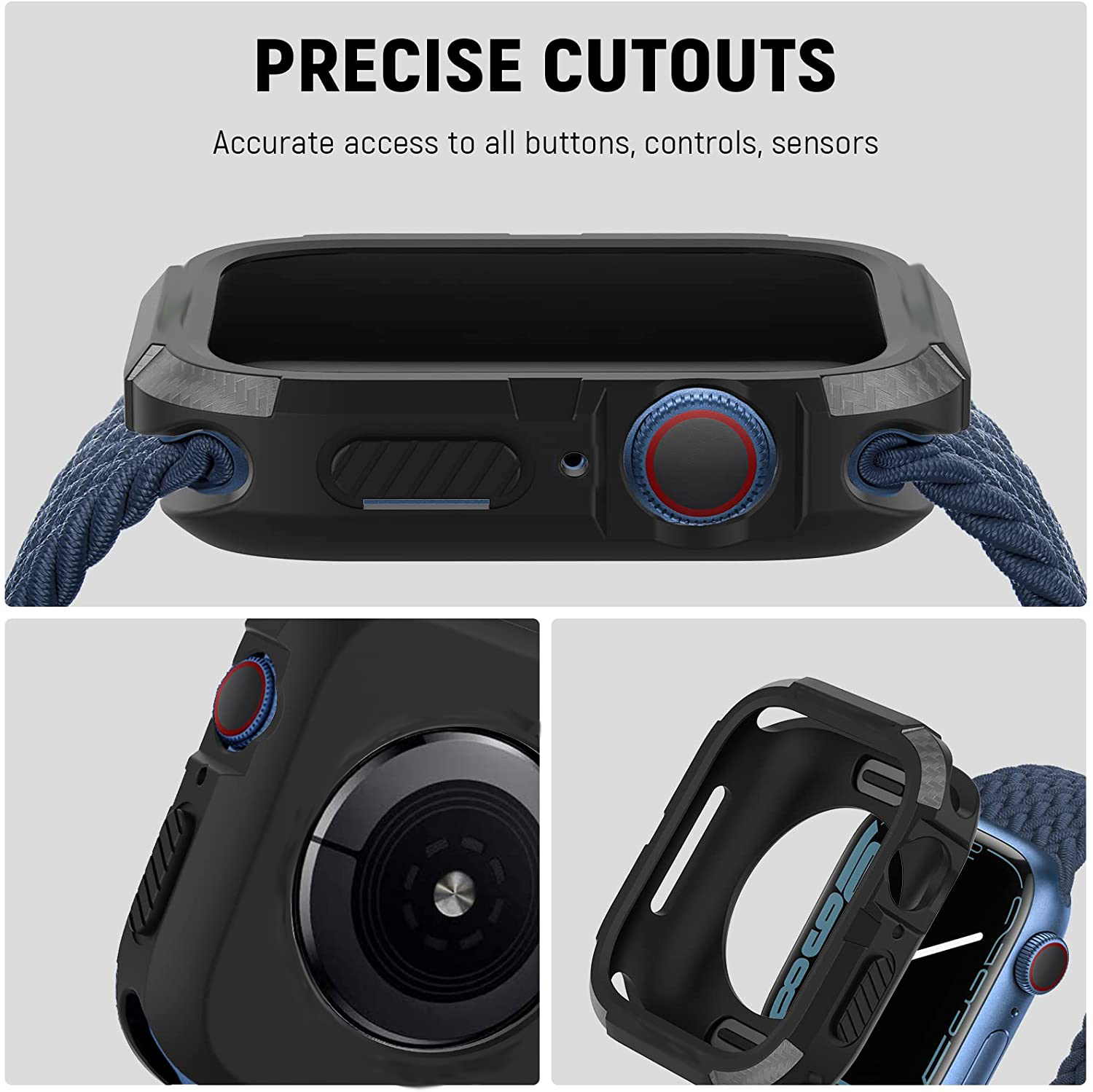 Rugged Cover for Apple Watch C - Jewelry Smart Watches reseña y precio